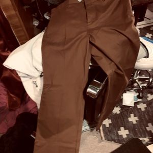Brand New Dark Brown Khaki Pants 40* Waist 34* Length